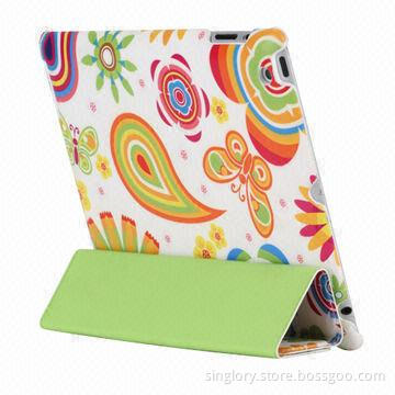 Leather Case for iPad Air, with Print, Customized Designs are Welcome